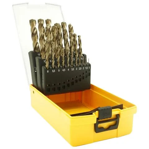 Pro 201271 Ironside Borrkassett 25 st. borrar, 1-13 mm Rabatter